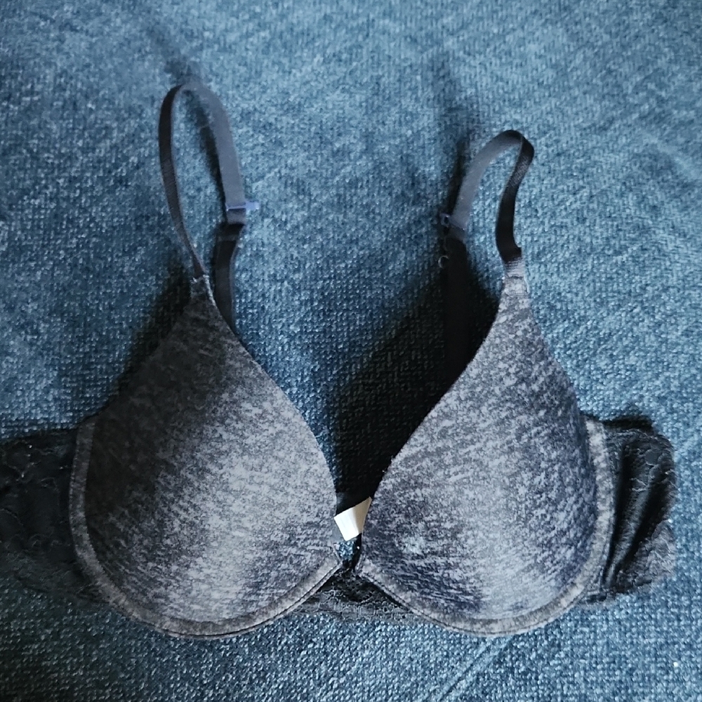 SO Kholes Black And Grey Women's Bra